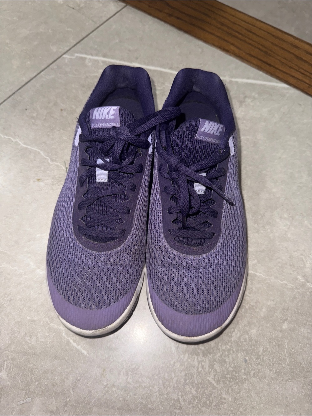 Nike Women’s Purple Mesh Athletic Sneakers - Picture 3 of 5